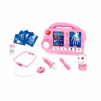 Brinquedo Kit Médico(a) Raio X com Luz e Som - Rosa - Fenix Brinquedo Kit Médico(a) Raio X com Luz e Som - Rosa - Fenix