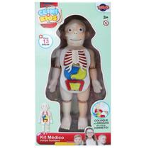 Brinquedo Kit Medico Boneco Corpo Humano 24Cm Toyng 42580
