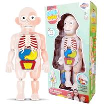 Brinquedo Kit Médico Corpo Humano Clini Kids Toyng