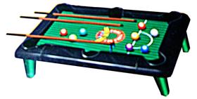 Brinquedo Kit Mini Sinuca Jogo De Bilhar Pool Snooker 16x11 - Pica Pau