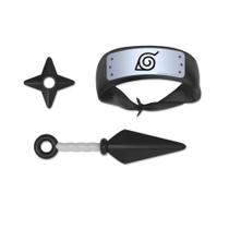 Brinquedo Kit Ninja - Naruto Shippuden Elka Bandana Kunai Shuriken Original - 1188