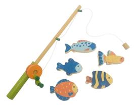 Brinquedo Kit Pescaria em Madeira NewArt 3+ Brinquedo Kit Pescaria em Madeira NewArt 3+