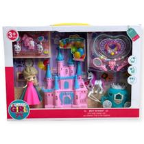 Brinquedo Kit Princesa C/ Castelo Frozen Encantada - Vencedor