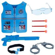 Brinquedo Kit Profissão Com 6 Acessórios Super Divertido Faz de Conta