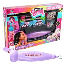 Brinquedo Kit Pulseira E Tererê Make Brinq Polibrinq Mk54 Brinquedo Kit Pulseira E Tererê Make Brinq Polibrinq Mk54