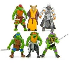 Brinquedo Kit Tartarugas Ninjas 6 Bonecos!!! - IMPT
