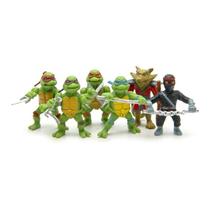 Brinquedo Kit Tartarugas Ninjas 6 Bonecos