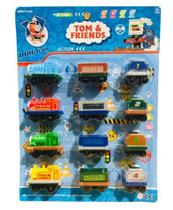 Brinquedo Kit Trens Thomas E Seus Amigos Vagões 12 Peças