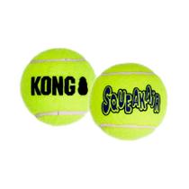 Brinquedo Kong Cães Squeaker Tennis Balls Apito Amarelo - Tamanho M