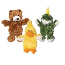 Brinquedo Kong Low Stuffing para Cães - Tamanho X-Pequeno com 3 Animais