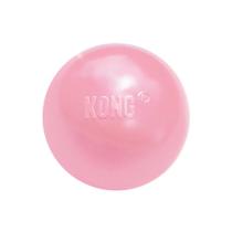 Brinquedo kong puppy ball with hole rosa medio