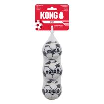 Brinquedo Kong WC26 Sport Soccer Balls Pack 3 Unidades Para Cães - Médio