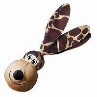 Brinquedo kong wubba floppy ears estampa girafa