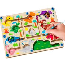 Brinquedo Labirinto Magnético Clas. Cores Educativo Infantil