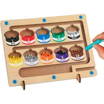 Brinquedo Labirinto Magnético Clas. Cores Educativo Infantil