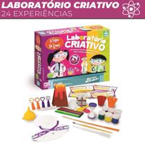 Brinquedo Laboratório Criativo Infantil Show da Luna kit 24 Experiências