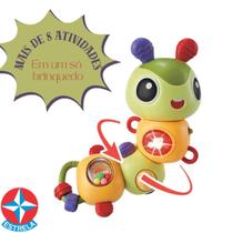 Brinquedo Lagarta-tá Estrela Baby Bebê Tummy Time Educativo