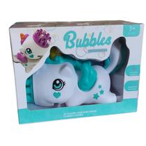 Brinquedo Lança Bolha de Sabão Unicórnio Infantil Manual - Bubbles