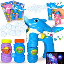 Brinquedo Lança Bolhas De Sabão Menino Menina Brinquedo Lança Bolhas De Sabão Menino Menina