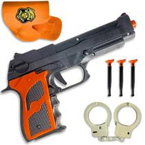 Brinquedo Lança Dardos com Acessórios Policiais Brinquedo Lança Dardos com Acessórios Policiais