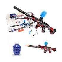 Brinquedo Lançador Bolinha Gel Elétrica Automático M416 Diversas