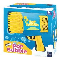 Brinquedo Lançador De Bolhas Super Pop Bubble - Fenix 937