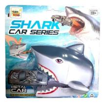 Brinquedo Lançador De Carrinho Cabeça De Tubarão Carro De Metal