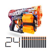 Brinquedo Lançador de Dardos de Espuma XShot Skins Dread Boom com 24 Dardos