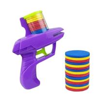 Brinquedo Lançador De Disco De Espuma Para Crianças, Jogo Interativo Seguro De Disco Voador Para