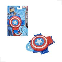 Brinquedo Lançador De Disco Marvel Capitão América Infantil