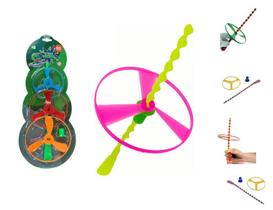 Brinquedo Lançador Disco Voador Alien Infantil 3 Discos