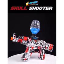 Brinquedo Lançador Elétrico + 5.000 Bolinhas de Gel+ 2 Bateria Recarregavel