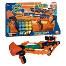 Brinquedo Lançador Pow Pow Blaster com 12 Bolinhas para Crianças a Partir de 5 Anos Fenix Brinquedos - PPL-983 Brinquedo Lançador Pow Pow Blaster com 12 Bolinhas para Crianças a Partir de 5 Anos Fenix Brinquedos - PPL-983