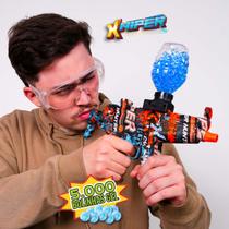 Brinquedo Lançador Soft Gel Completo com Óculos e Bateria Brinquedo Lançador Soft Gel Completo com Óculos e Bateria