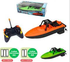 Brinquedo lancha racing club speed control com controle remoto zoop toys