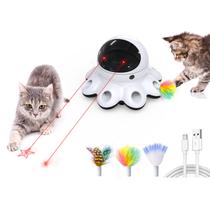 Brinquedo Laser Interativo para Gatos ORSDA 2 em 1 - Recarregável e Automático Brinquedo Laser Interativo para Gatos ORSDA 2 em 1 - Recarregável e Automático