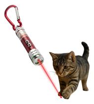Brinquedo Laser Pet 3 em 1 para Gatos Ponteira Laser + Lanterna LED + Chaveiro