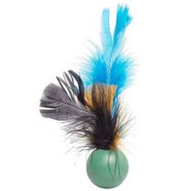 Brinquedo LCM Bolinha Cat Toy com Penas