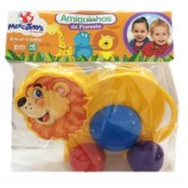 Brinquedo Leão de Puxar Amiguinho da Floresta - Ref 257 Mercotoys
