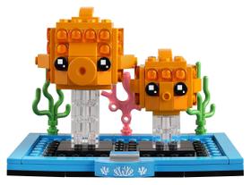 Brinquedo LEGO BrickHeadz 40442 Pets Goldfish para crianças a partir de 8 anos