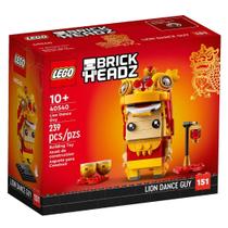 Brinquedo LEGO BrickHeadz Lion Dance Dancer 40540 Ano Novo Chinês Brinquedo LEGO BrickHeadz Lion Dance Dancer 40540 Ano Novo Chinês