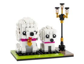 Brinquedo LEGO BrickHeadz Poodle Dogs 40546 304 peças