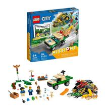 Brinquedo Lego City Missões Resgate Animais Selvagens Brinquedo Lego City Missões Resgate Animais Selvagens