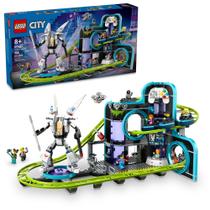 Brinquedo LEGO City Robot World Roller-Coaster Park 60421 Kids 8+