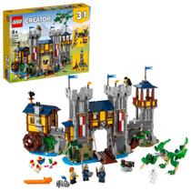 Brinquedo Lego Creator 3 em 1 Medieval Castle 31120 com figuras