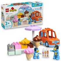 Brinquedo LEGO DUPLO Bluey Ice Cream Trip com boneco Bluey de mais de 2 anos