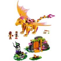 Brinquedo LEGO Elves Fire Dragon's Lava Cave 41175 por 8 a 12 anos