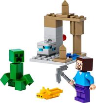 Brinquedo LEGO Minecraft Dripstone Cavern com Steve Creeper 30647