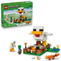 Brinquedo LEGO Minecraft Fazenda de Galinhas com Figuras de Brinquedo
