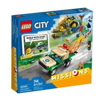 Brinquedo Lego Missions Resgate de Animais Selvagens 60353